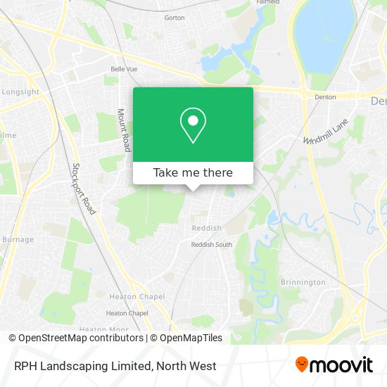 RPH Landscaping Limited map