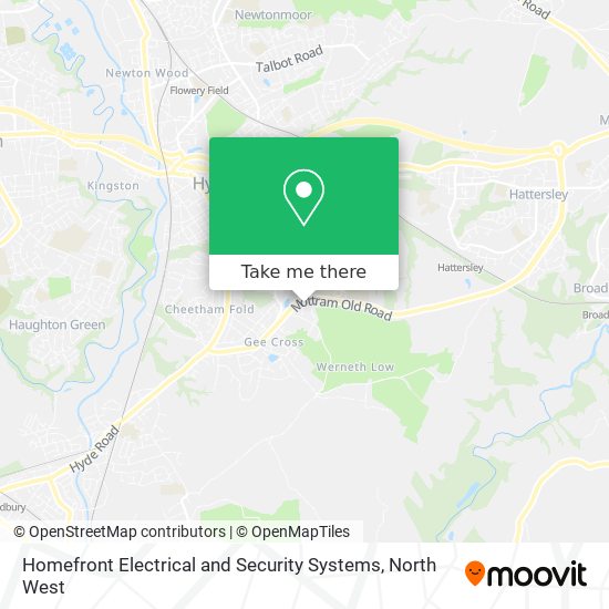 Homefront Electrical and Security Systems map