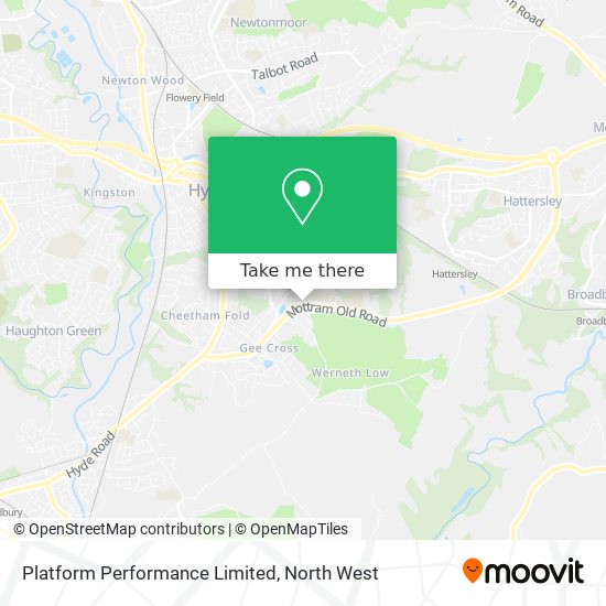 Platform Performance Limited map