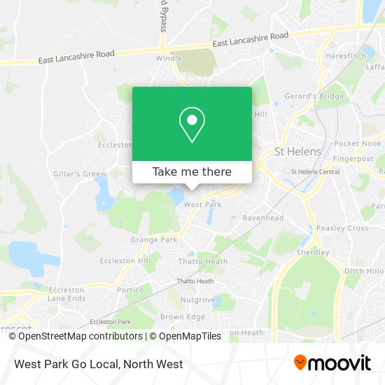 West Park Go Local map