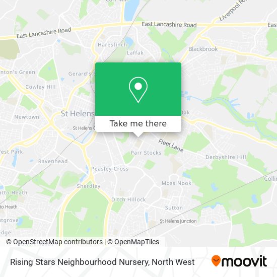 Rising Stars Neighbourhood Nursery map
