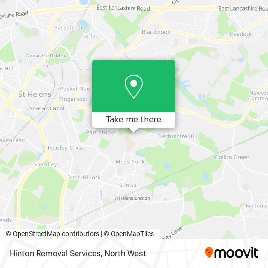 Hinton Removal Services map