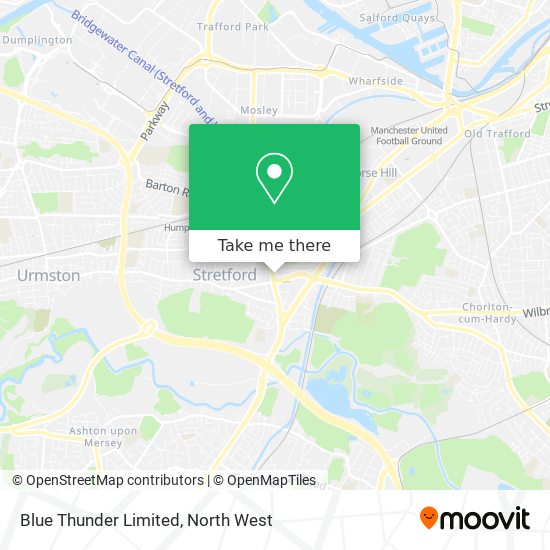 Blue Thunder Limited map