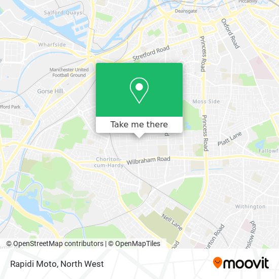 Rapidi Moto map