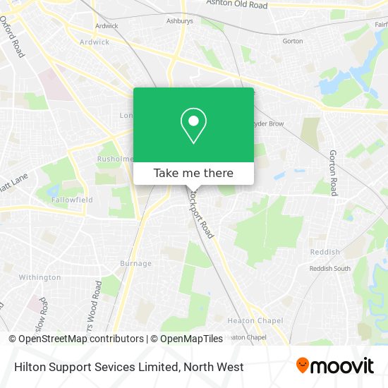 Hilton Support Sevices Limited map