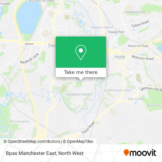 Bpas Manchester East map