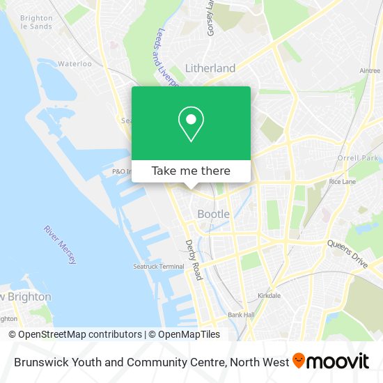 Brunswick Youth and Community Centre map