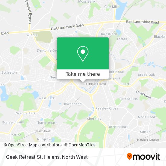 Geek Retreat St. Helens map