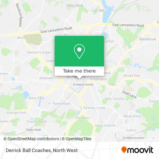 Derrick Ball Coaches map