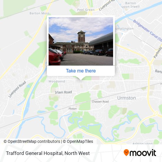 Trafford General Hospital map