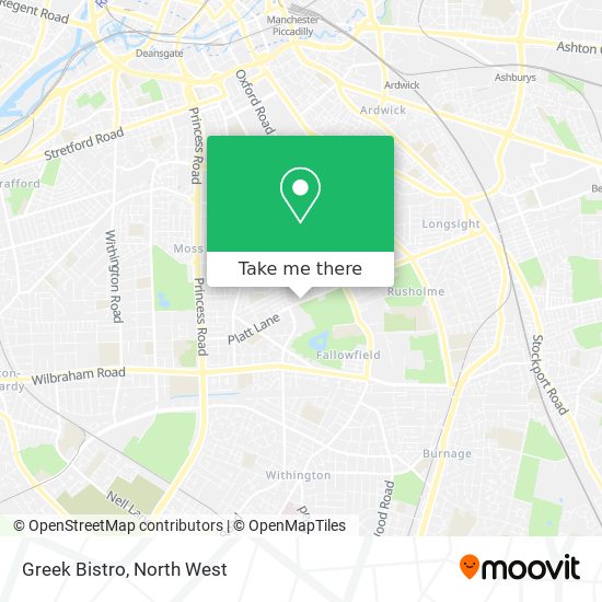 Greek Bistro map
