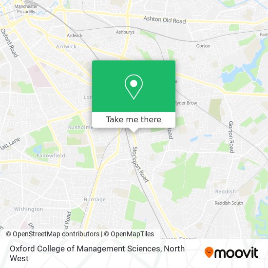 Oxford College of Management Sciences map