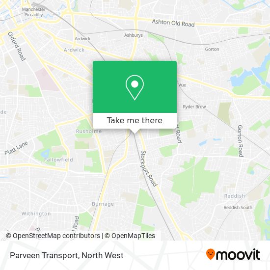 Parveen Transport map