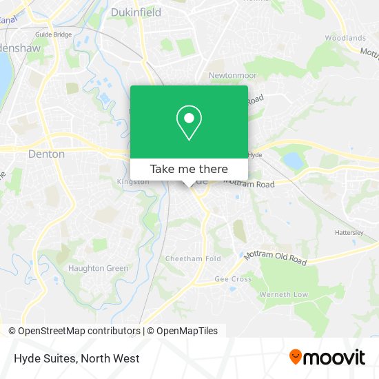 Hyde Suites map