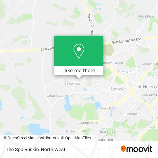 The Spa Ruskin map