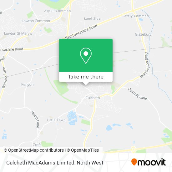 Culcheth MacAdams Limited map