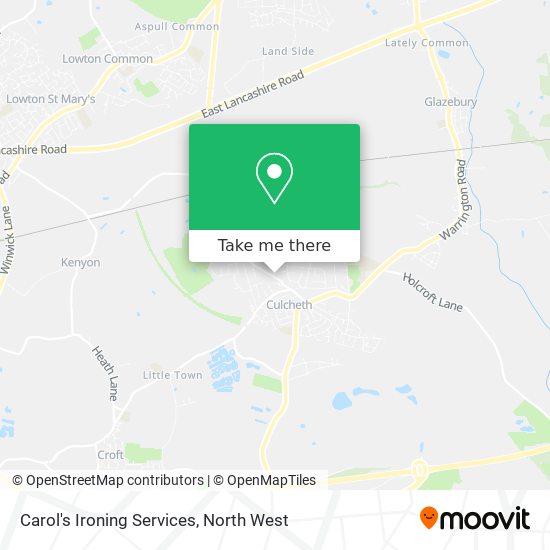 Carol's Ironing Services map