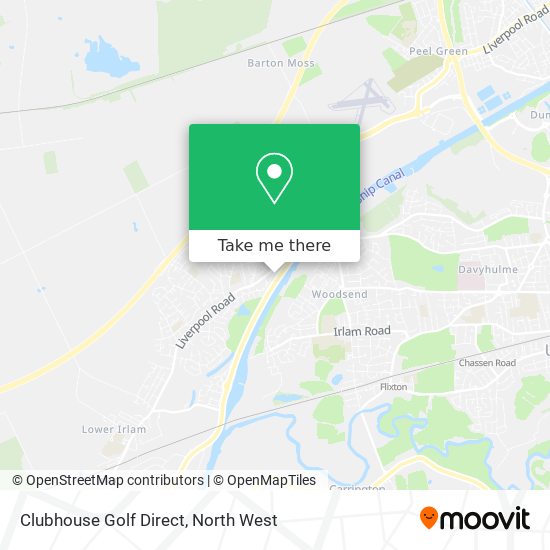 Clubhouse Golf Direct map