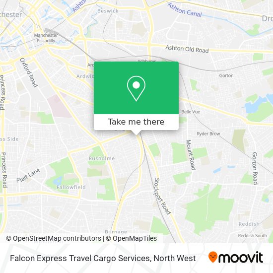 Falcon Express Travel Cargo Services map
