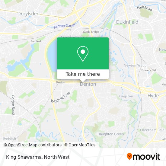 King Shawarma map