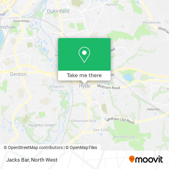 Jacks Bar map
