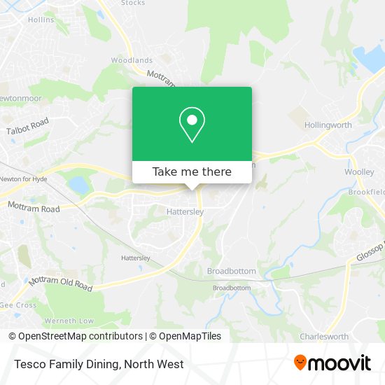 Tesco Family Dining map