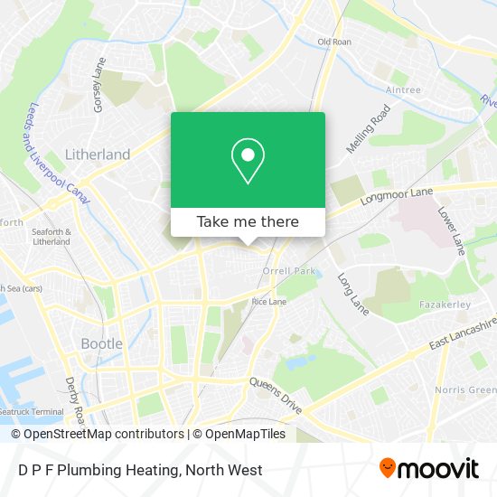 D P F Plumbing Heating map