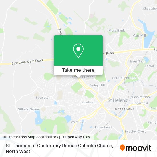 St. Thomas of Canterbury Roman Catholic Church map