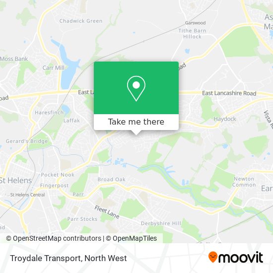 Troydale Transport map