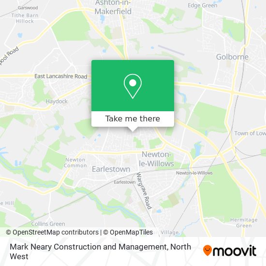 Mark Neary Construction and Management map