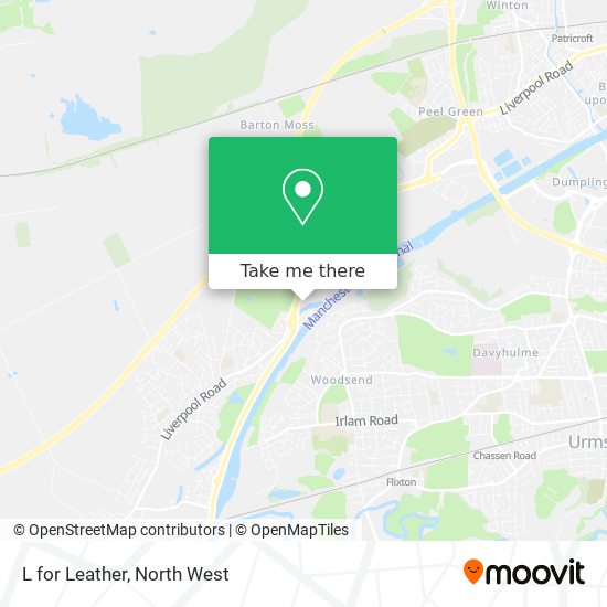 L for Leather map