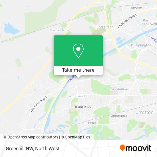 Greenhill NW map
