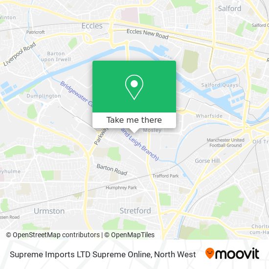 Supreme Imports LTD Supreme Online map