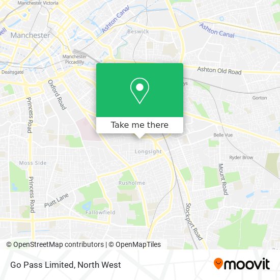Go Pass Limited map