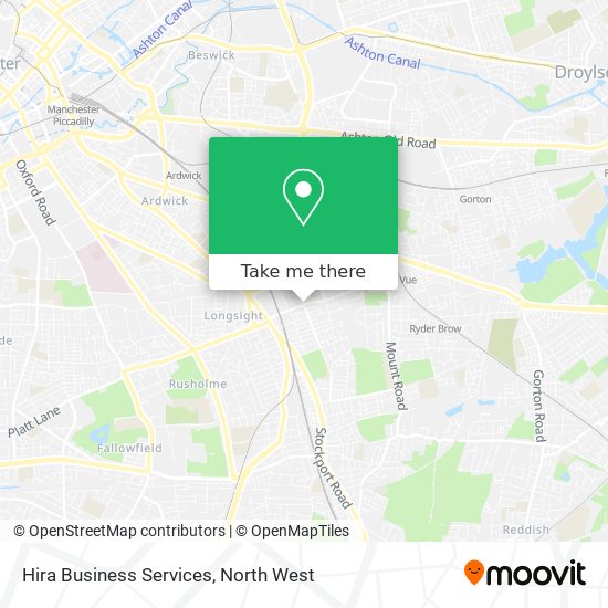 Hira Business Services map