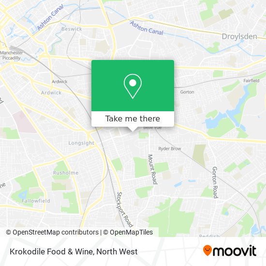 Krokodile Food & Wine map