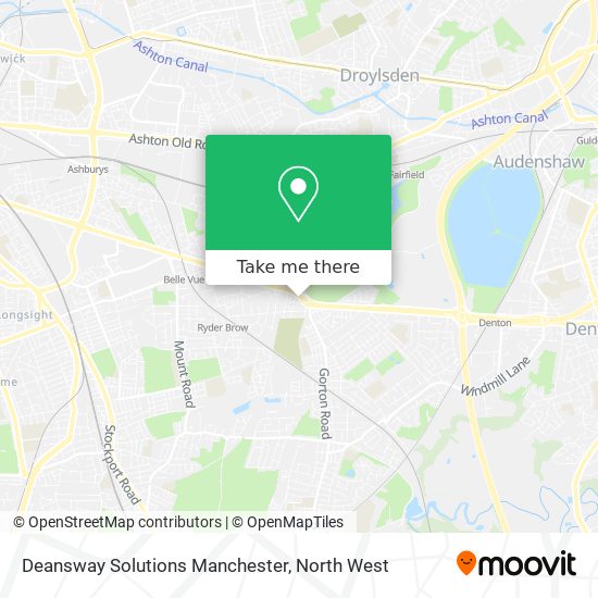 Deansway Solutions Manchester map