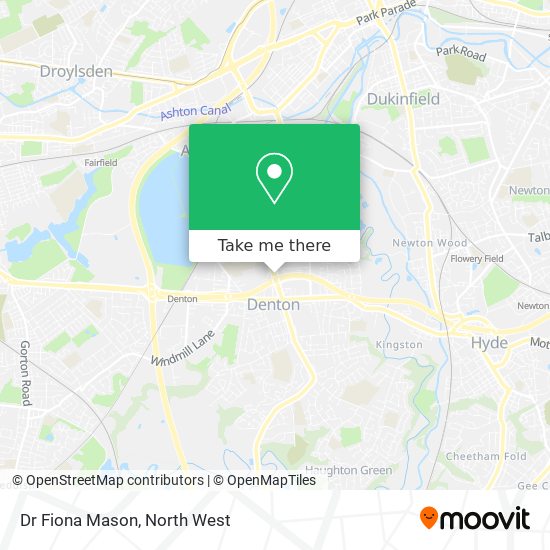 Dr Fiona Mason map