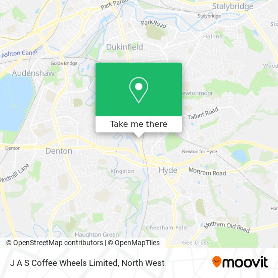 J A S Coffee Wheels Limited map