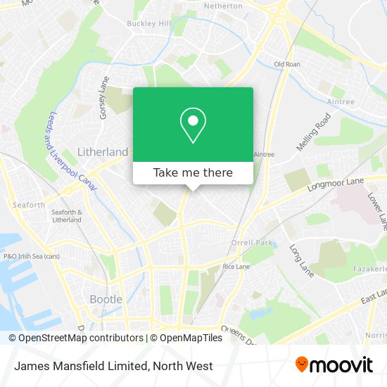 James Mansfield Limited map