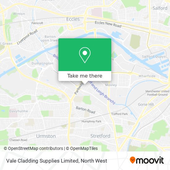 Vale Cladding Supplies Limited map
