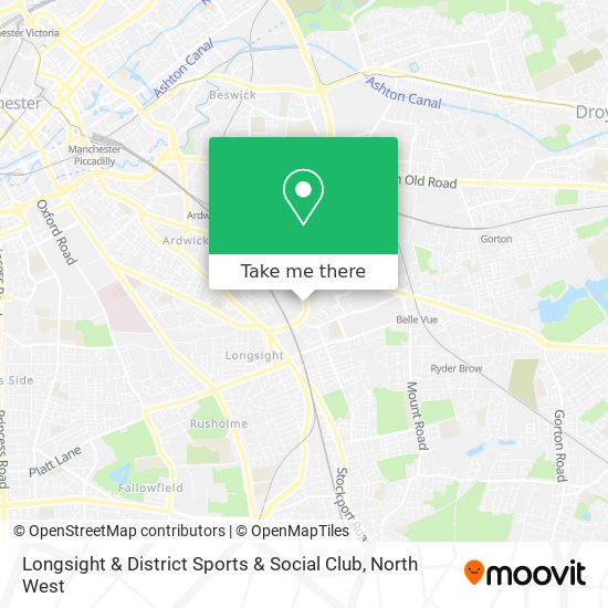 Longsight & District Sports & Social Club map
