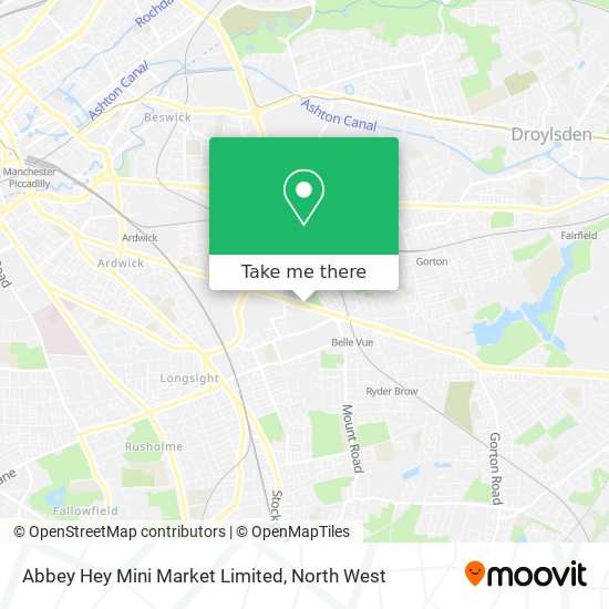 Abbey Hey Mini Market Limited map