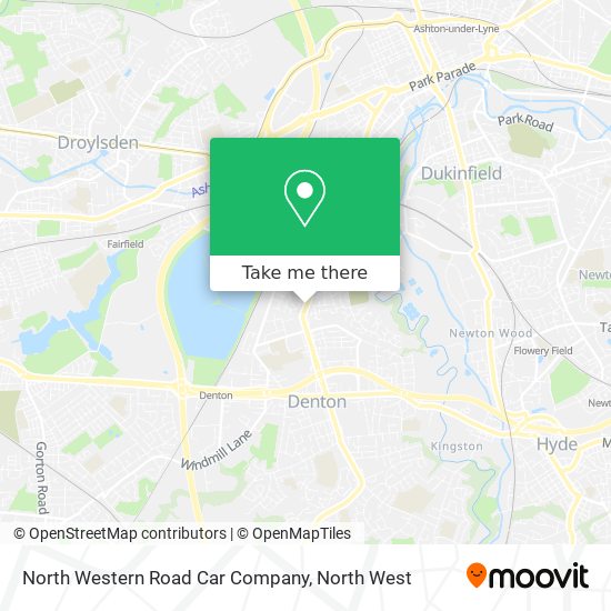 North Western Road Car Company map