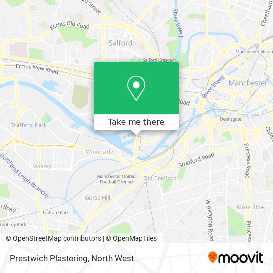 Prestwich Plastering map