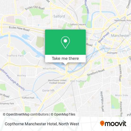 Copthorne Manchester Hotel map