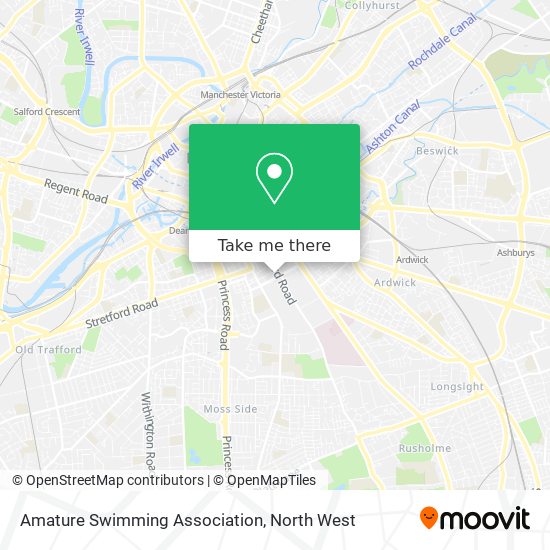 Amature Swimming Association map