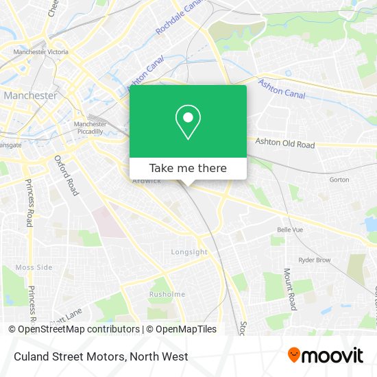 Culand Street Motors map