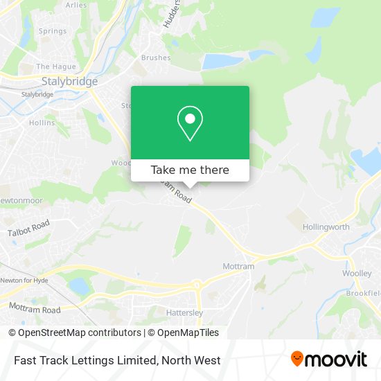 Fast Track Lettings Limited map