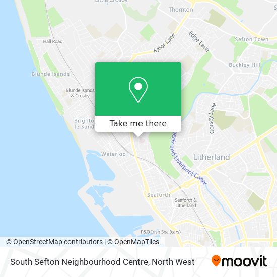 South Sefton Neighbourhood Centre map